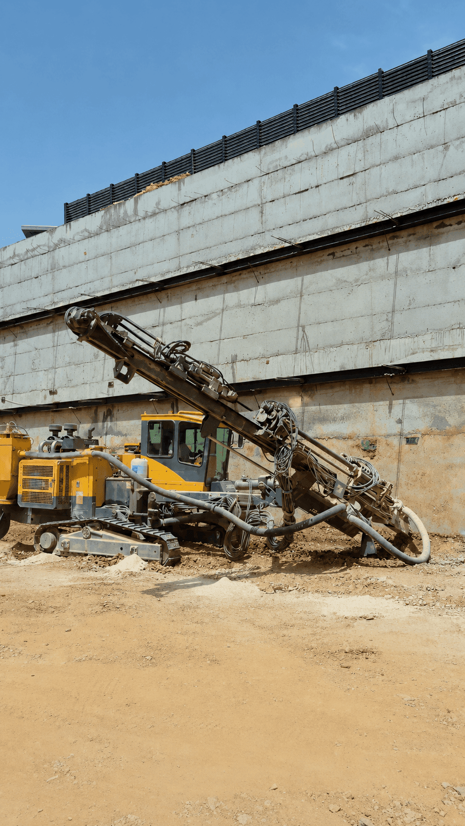 مقطع هندسي لاستقرار الحفريات
